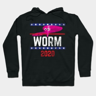 Magic Worm On A String Meme Pink Worm 2020 for President Hoodie